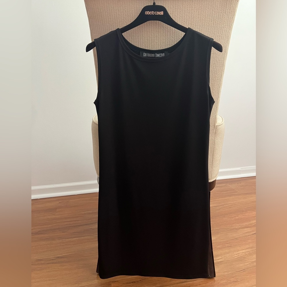 Gia Viviana Dimicova Chic Black Sleeveless Dress / Long Top